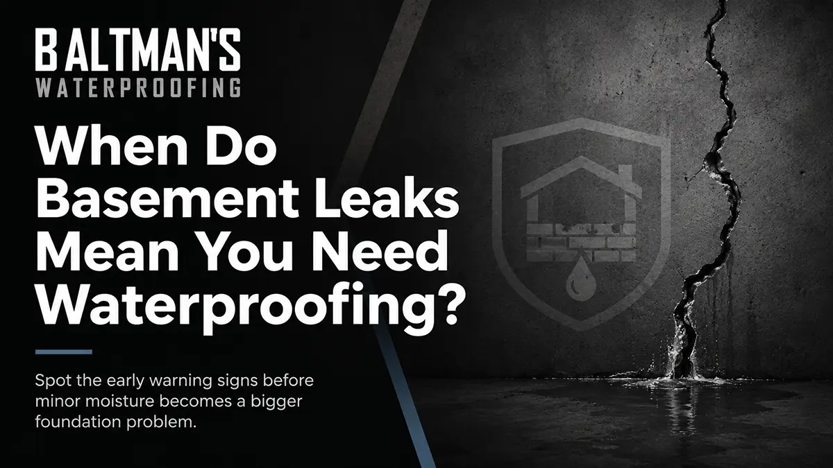 Basement crack repair Staten Island